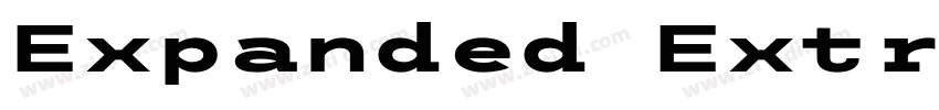 Expanded ExtraBold字体转换 Expanded ExtraBold字体转换